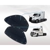 Semi-Truck Upper Sleeper Window Curtians for Freightliner Cascadia- Insulated Sunshade