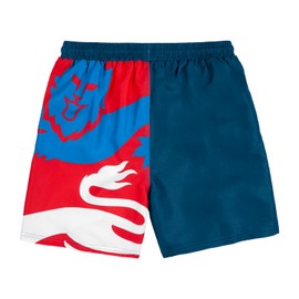 England Football Team Boys Swimming Trunks, Kids England Swimming Shorts (UK, Age, 13 Years, 14 Years, Regular, Navy Blue/Red)
