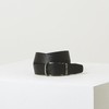Daks (신세계강남점)DBBE3E390BK 블랙 로고패턴 소가죽 벨트 (Sinsaegae Gangnam) DBBE3E390BK Black
