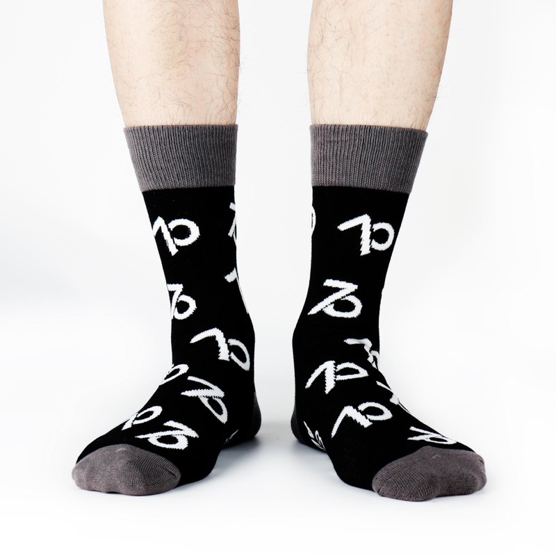 Jeasona Men's Birthday Socks 43-46 Cotton, Multicolor-70