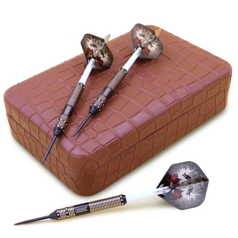 Cuesoul Dragon Deluxe Brass Steel Darts, 21 Grams