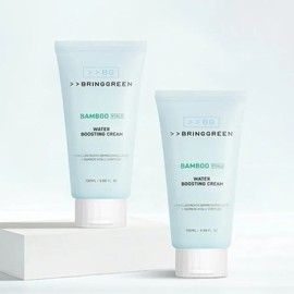 Bringgreen Bamboo Hyalu Moisture Boosting Cream Double Plan 100ml+100ml Moisture Cream Large Capacity x2SET (SH) / 브링그린 대나무 히알루 수분 부스팅 크림 더블기획 100ml+100ml 수분크림 대용량 x2SET(SH)