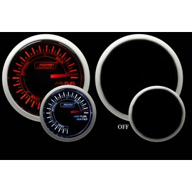 Prosport Gauges Air Fuel Ratio Gauge- Electrical Amber/White Performance Series 52mm (2 1/16")