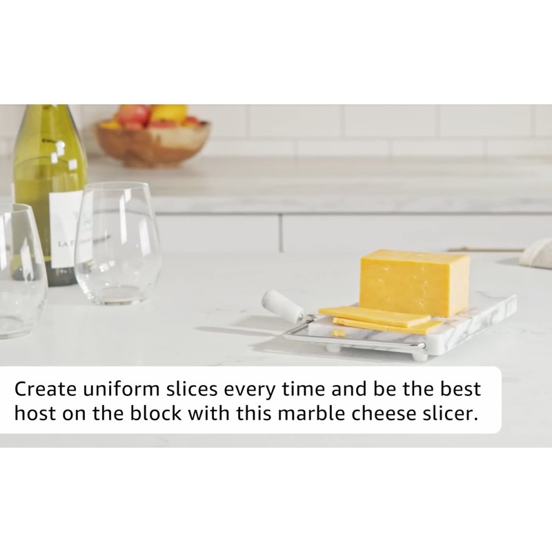 Fox Run 3852 Marble Cheese Slicer with 2 Replacement Wires,