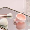 Makeup cleaning bowl, portable makeup washing tool makeup brush, silicone