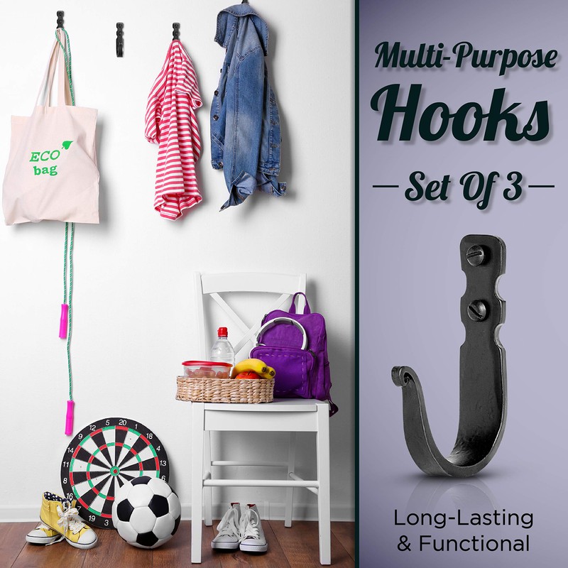 Stur-De Decorative Hooks for Wall - Wall Hooks for Hanging