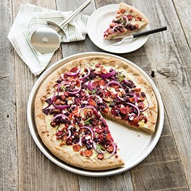 Nordic Ware Natural Aluminum Commercial Traditional Pizza Pan