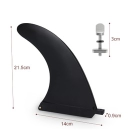 Senbaler Kayaks SUP Fin Removable for Surfboard,Paddle Board,Long Board,Stand up Paddle Universal (Style one)