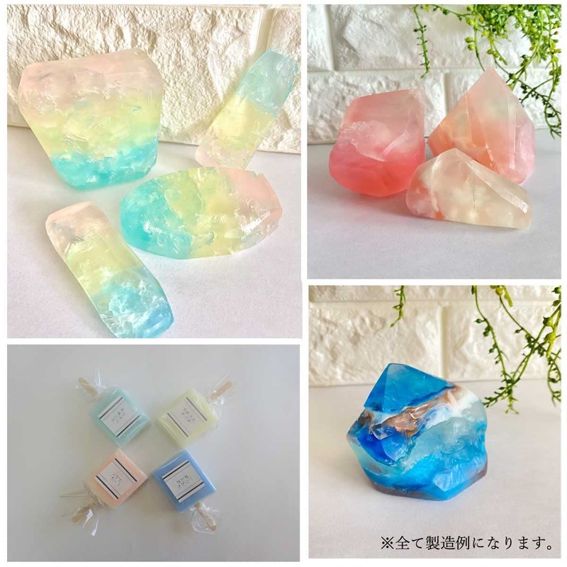 Glycerin Soap MP Soap, Clear, 28.2 oz (800 g), Handmade