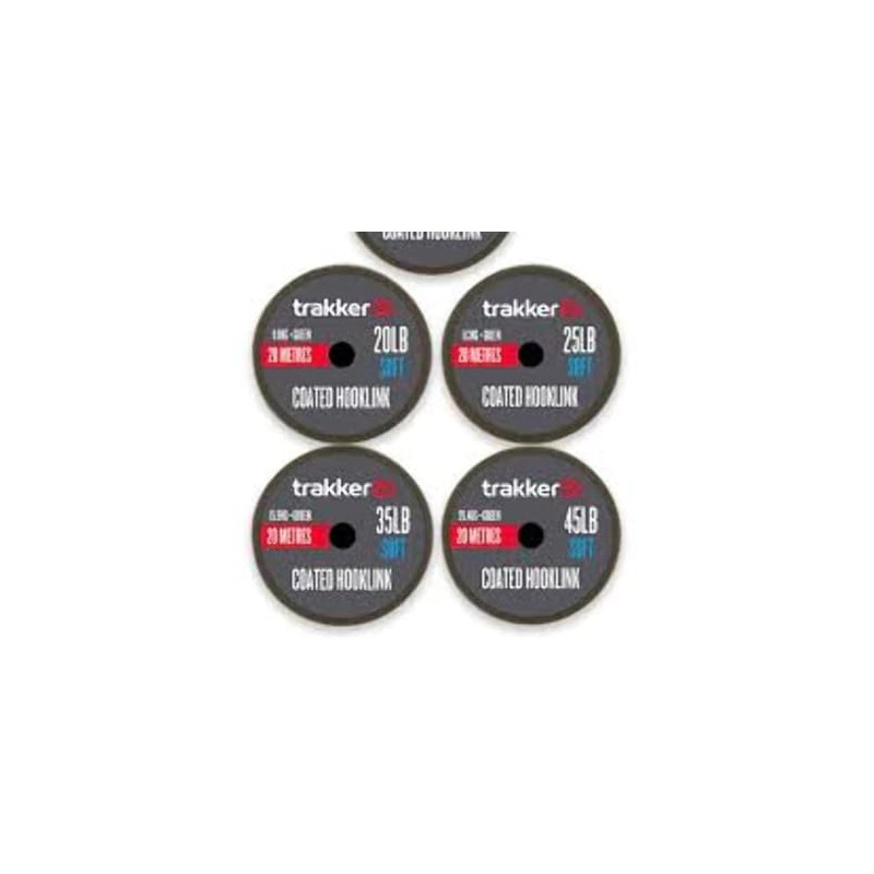 Trakker Soft Coated Hooklink Braid: 25lb