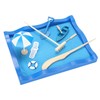 Mini Meditation Zen Garden Wooden Sand Table Decor Kit with