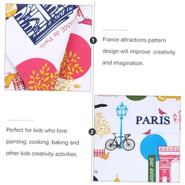 FUNOMOCYA 2pcs Boy Girl Painting Table Cover Anti-Dirty Peva Table Mat for Drawing Activities Lightweight Washable Design for Tables Floors and Outdoor Use