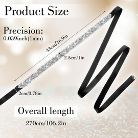 ValueBargain Rhinestone Belt, Handcrafted Wedding Rhinestone Belt for Bridal and Pageant Occasions, Enhances Wedding Dresses and Evening Gowns with Elegance