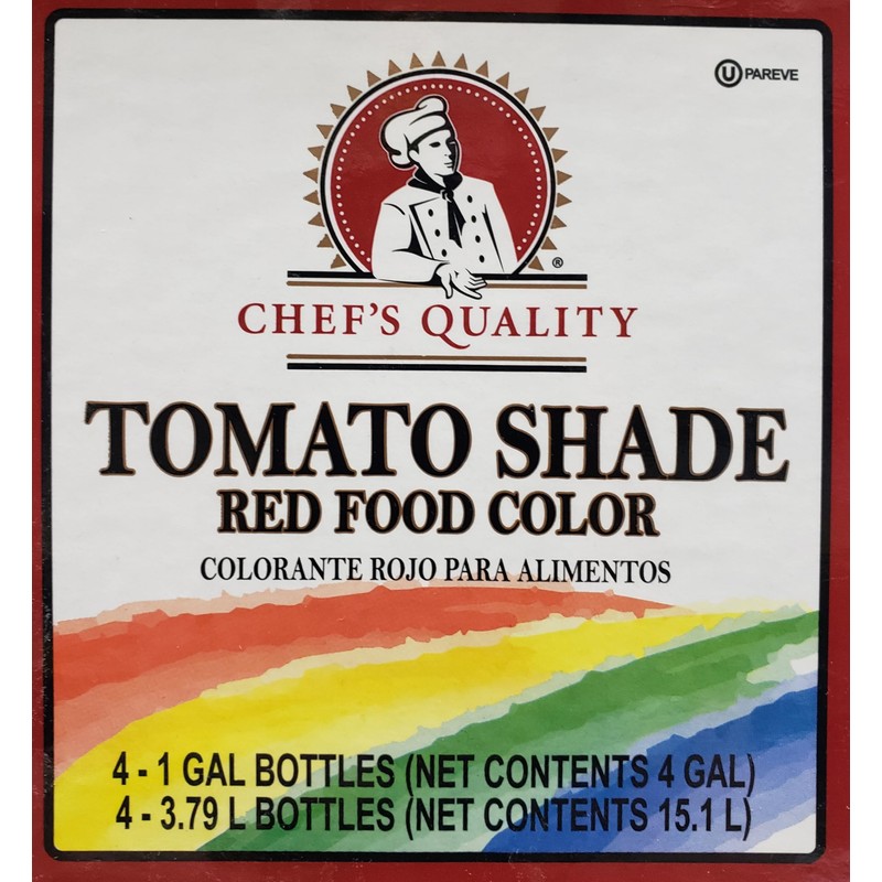 Chef's Quality: Tomato Red Food Color 1 Gallon