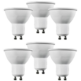 Diodesy- PAR16 Smart WiFi LED Flood Light Bulb 5.5W 400 Lumen E26 Medium Base RGB/27K/30K/35K/40K/50K/65K CCT Selectable Ideal for Track & Recessed Spot Light 120V Tuya App White Finish Pack of 6