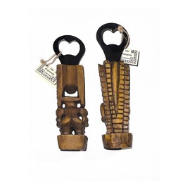 Tiki Bottle Opener Hawaiian design 6"x1.5"