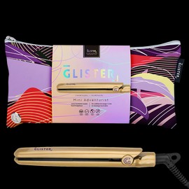 Glister Mini Travel Tourmaline Straightener 13mm - Champagne