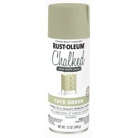 Rust-Oleum Rust Oleum 12 Ounce Ultra Matte Chalked Paint Tate Green Vintage Finish