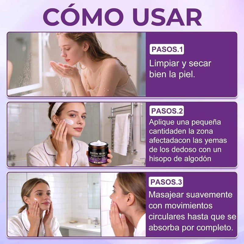 2PCS Crema Reparadora de la Piel 10 en 1, Crema
