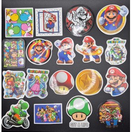 Unbranded Mario Stickers 52 Pc Pack Lot Smash Bros. Luigi Decal - US Seller