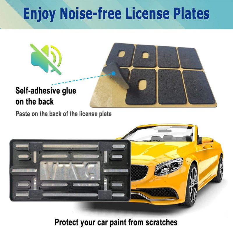 BGGTMO Front License Plate Mounting Kit- Universal License Plate Bracket