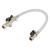 SPARES2GO Combi Boiler Filling Loop Straight Part L Compliant Central