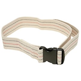 Kinsman Enterprises 80414 Gait Belt with Quick Release Plastic Buckle, 2" Width, 44" Length, 1 Stripe