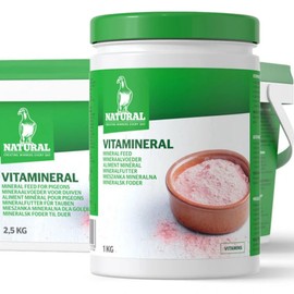 Natural Vitamineral Vitaminised Minerals Natural Vitamineral Contains All The Minerals Necessary for a Balanced Diet. 2.5KG Natural Granen for Pigeons