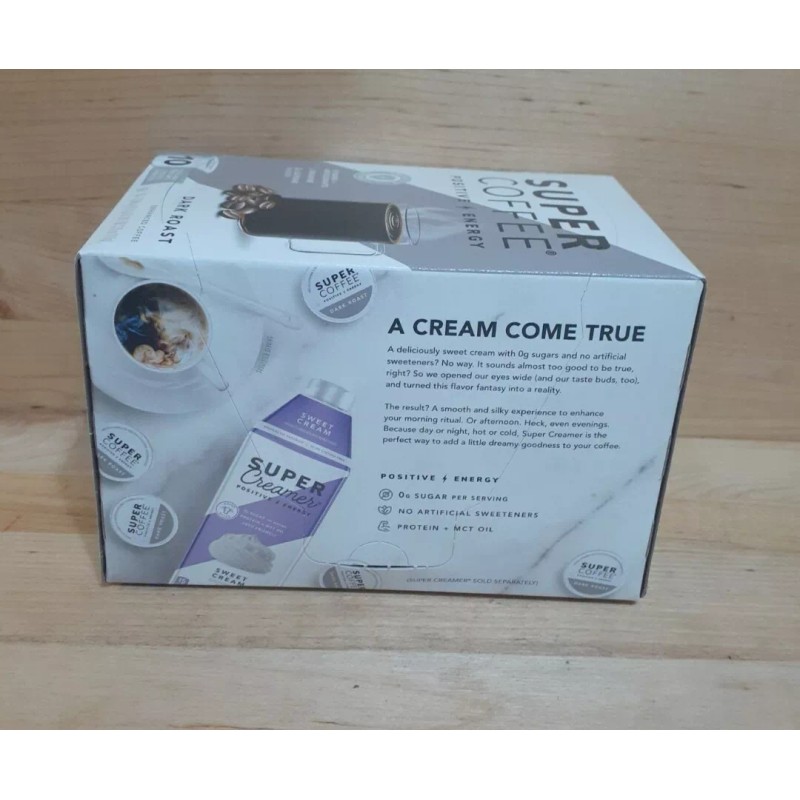 Kitu REDUCED! k-cups SUPER COFFEE Positive Energy Brew Keto PERUVIAN