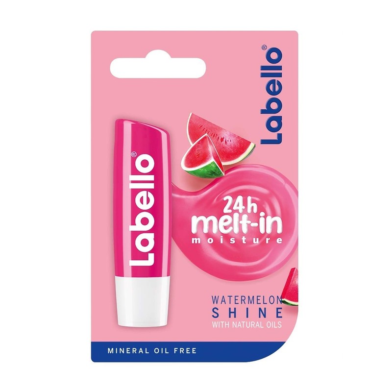 Labello, Watermelon Fruity Shine Lip Balm, 4.8 Gram