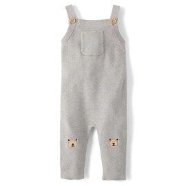 Gymboree,and Newborn Overall Pant Set,Gray Bear,6-9 Months