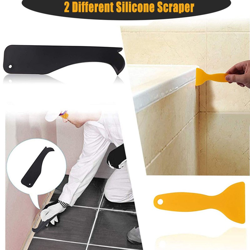Caulking Finishing Tool Scraper Blade Saw Nozzle Glass Sealant Finishing