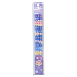 Camio Japan Kirby 067638 Pencil Set 2B Twinkling Stars Pencil Set of 3, Back to School