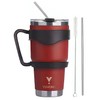 YUVONIX Stainless Steel Tumbler with Straw – Insulated Cup with
