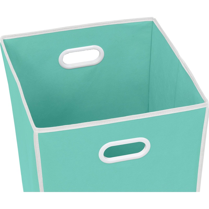 Simple Houseware Foldable Closet Laundry Hamper Basket, Turquoise