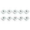 METALLIXITY Sliding T Nuts M6 Thread 10 Pcs Carbon Steel