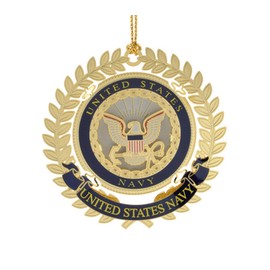 ChemArt United States Navy Logo Ornaments