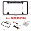 YIMU License Plate Frame Backup Camera HD Rear View Reverse