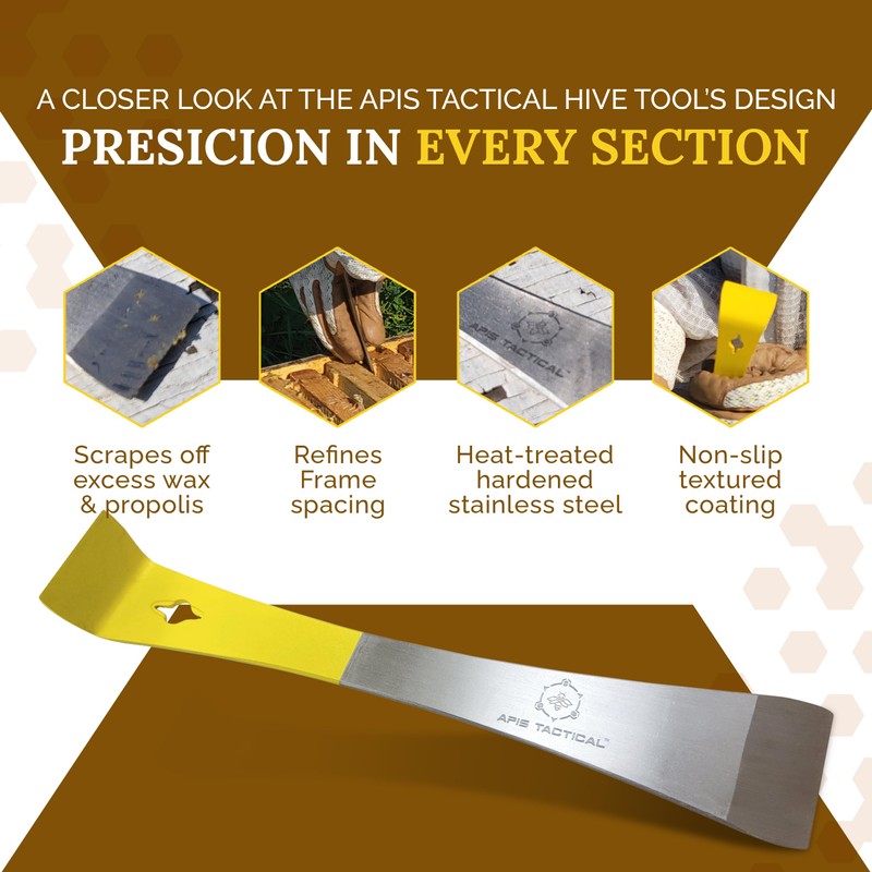 Apis Tactical Hive Tool - Flat 2.5mm Thick Heat Treated