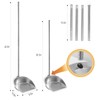 Broom and Dustpan Set with Long Handle, Heavy Duty Broom