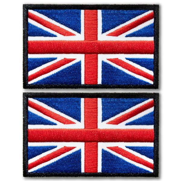 Anley Tactical Parches bordados de la bandera del Reino Unido