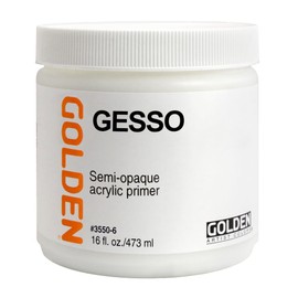 Golden Acrylic Gesso 16oz Jar