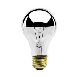 Bulbrite 712160 - 60W - A19 Bulb Type - E26 Base - 120V - 100 CRI - 2700K - 610 Lumens - Half Chrome Finish - 1,500Hrs - Warm White Light - 2 Pack