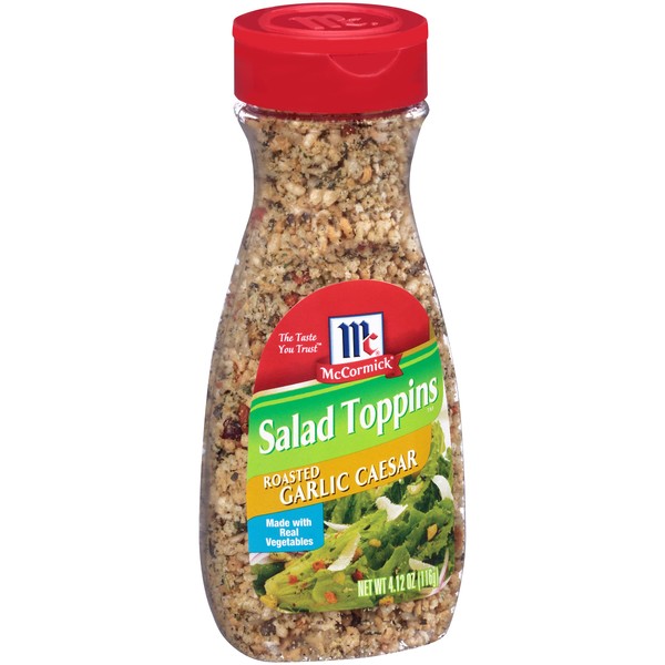 McCormick Salad Toppins Roasted Garlic Caesar, 4.12 oz (Pack of 6)