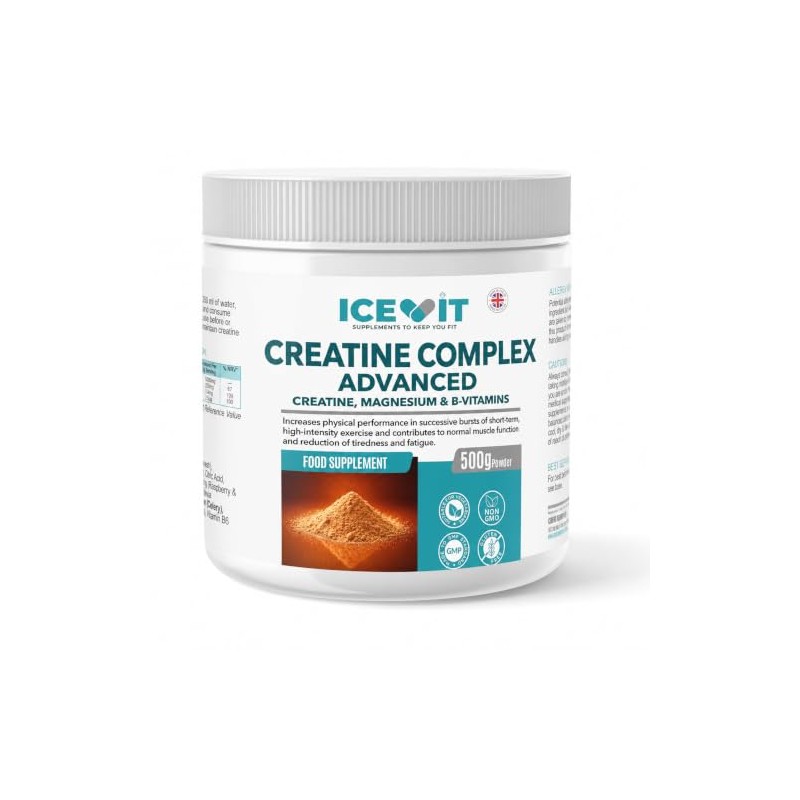 Creatine Complex Powder, Raspberry & Blueberry, 500 g, 71 Servings