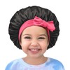 Gorro de pelo de seda satinado: 2 capos para niños