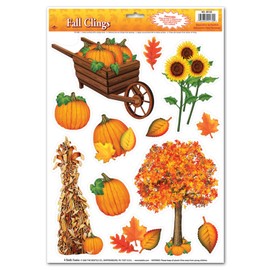 Fall Clings Party Accessory (1 count) (12/Sh)