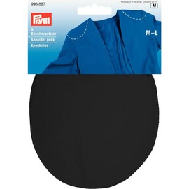 Prym Consumer PRYM_993887-1 Prodotti per ufficio, Bianco, M-L 110 x 150 x 11 mm, schwarz, 2 Stück