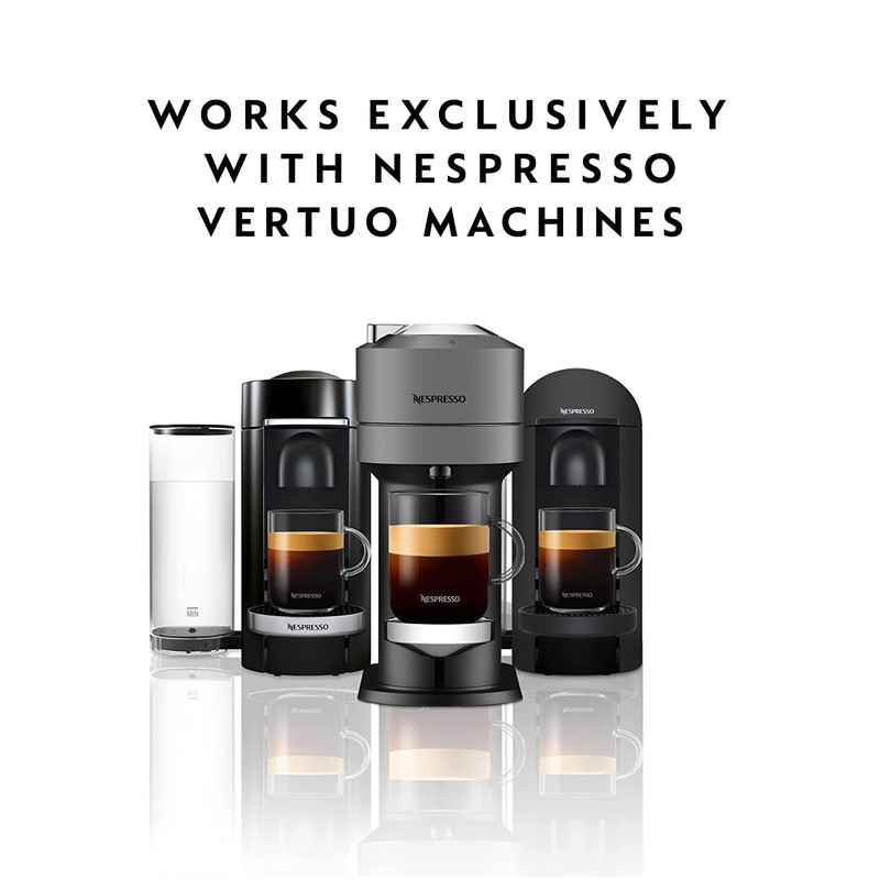 Nespresso Capsules Vertuo, Altissio Decaffeinato, Dark Roast Espresso, 50-Count Espresso