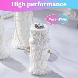 LET'S RESIN Polyurethane Resin, 60oz 2 Part Casting Resin, Fast Cured Resin within 10 Minutes, Ultra Low Viscosity & Low Odor Pourable Liquid Plastic for Casting Models, Prototypes & Other Resin Craft